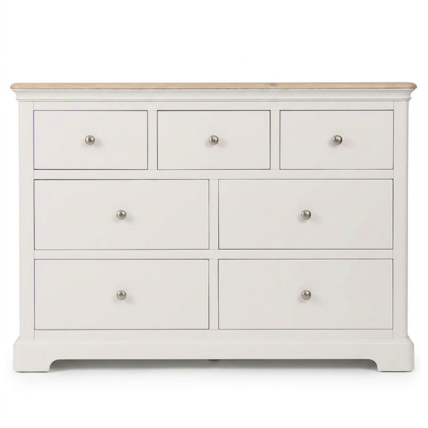 Cotsworth 3 Over 4 Wide Chest Grey/Oak